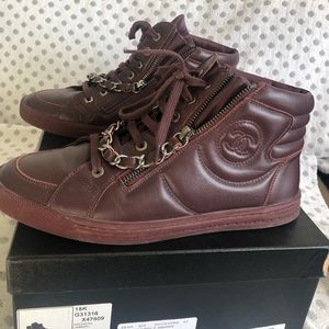 Chanel chain sneakers